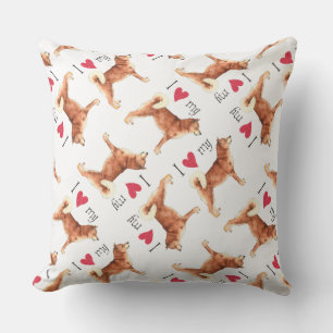 I Kärlek min Shiba Inu Utomhuskudde