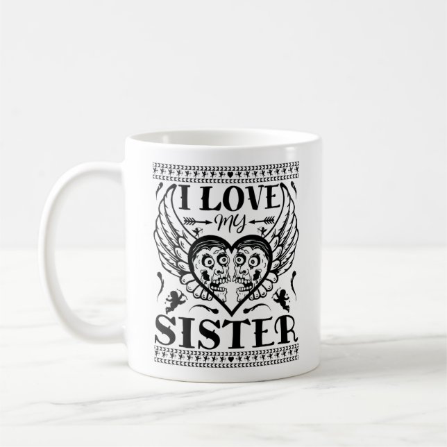 I KÄRLEK MIN SISTER - FUNNERA UNGA SISTER-KVOTER KAFFEMUGG (Vänster)