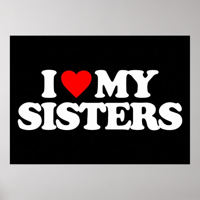 I KÄRLEK MIN SISTERS POSTER (Framsidan)