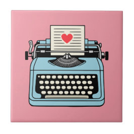 I Kärlek min skrivmaskin Kakelplatta