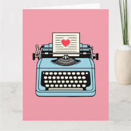 I Kärlek min skrivmaskin Kort