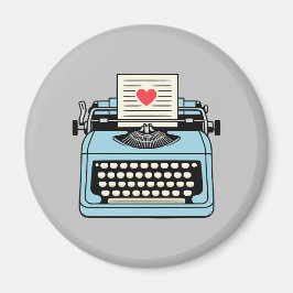 I Kärlek min skrivmaskin Magnet