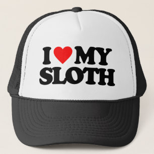 I KÄRLEK MIN SLOTH TRUCKERKEPS