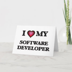 I kärlek min Software Developer Kort