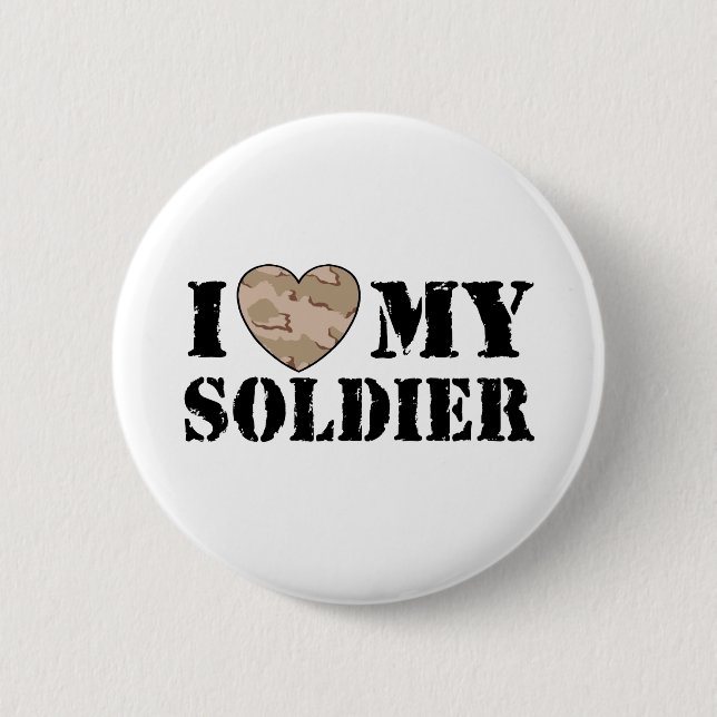 I Kärlek Min soldat Knapp (Framsida)