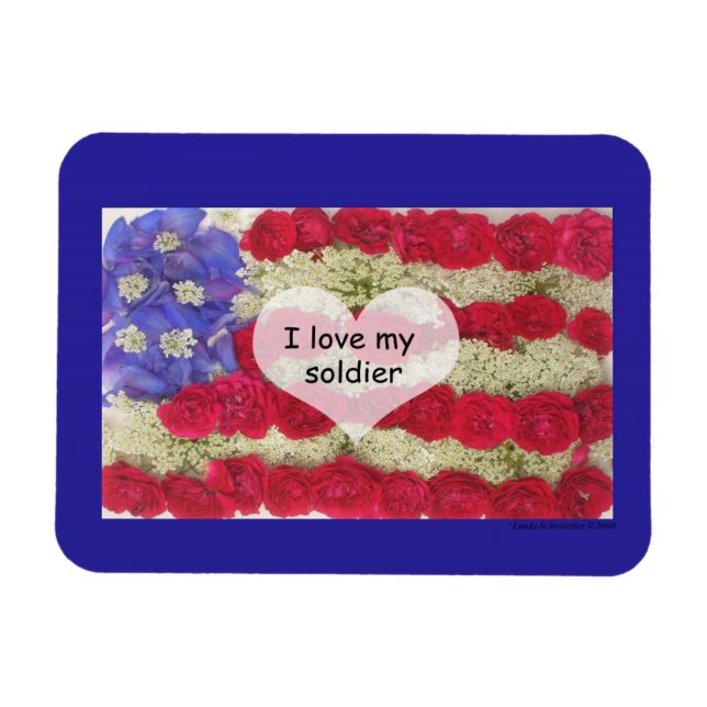 I Kärlek Min soldat Magnet (Horisontell)