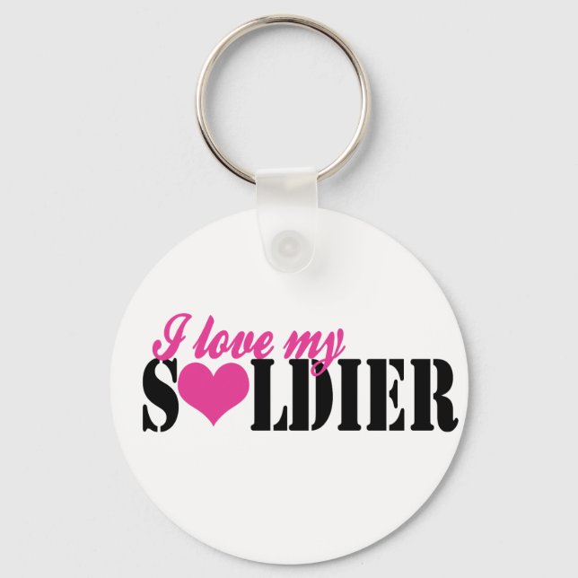 I kärlek min soldat nyckelring (Framsida)