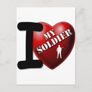 I Kärlek Min soldat Vykort