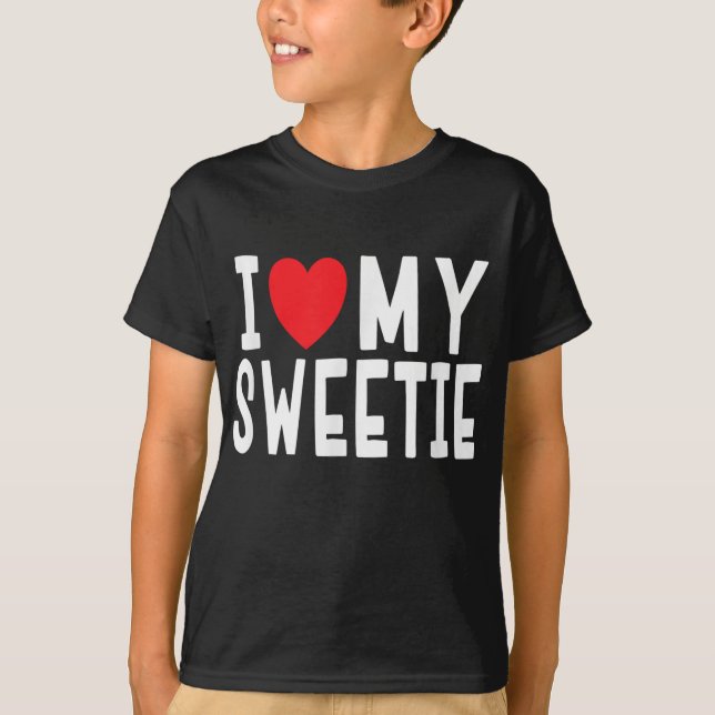 I Kärlek Min sön - Förhållandet Firande Gift T Shirt (Framsida)