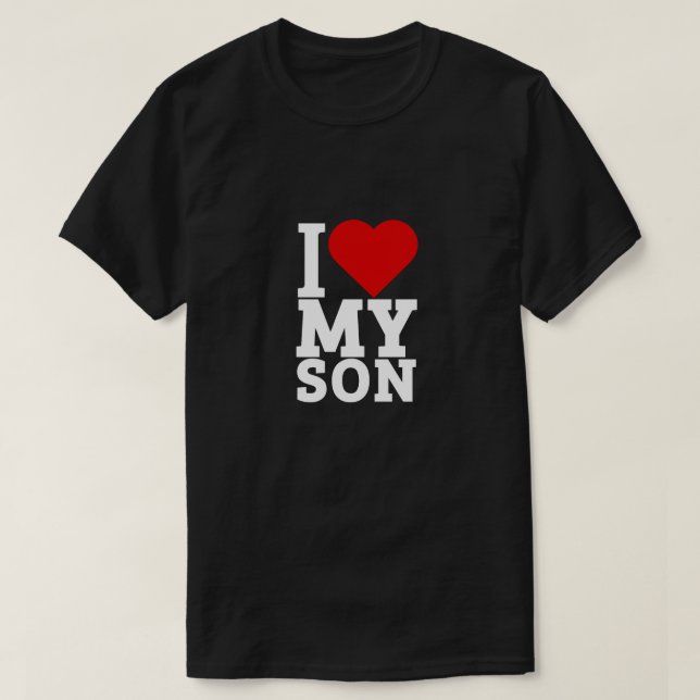 i kärlek min son t shirt (Design framsida)