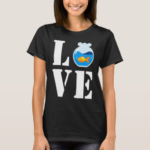 I Kärlek min söta lilla fisk i fisksnäckfisk F T Shirt