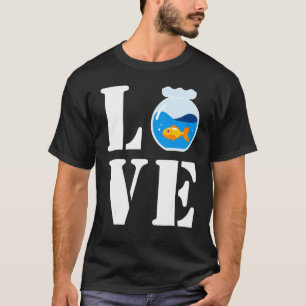 I Kärlek min söta lilla fisk i fisksnäckfisk F T Shirt
