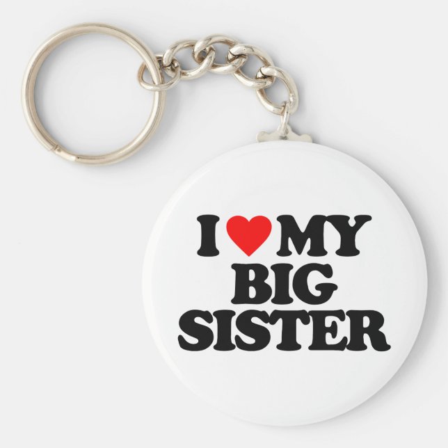I KÄRLEK MIN STORA SISTER NYCKELRING (Framsidan)