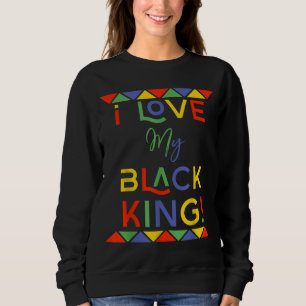 i kärlek min svarta kung-flickvän african american t shirt