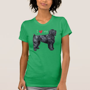 I Kärlek min svarta ryska Terrier T-Shirt