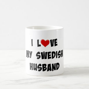 I Kärlek Min svenska Make Kaffemugg