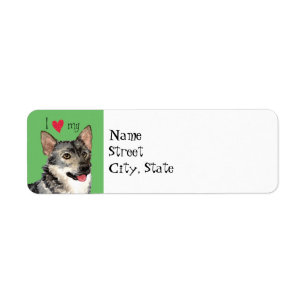 I Kärlek min svenska valhund Returadress Etikett