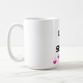 I Kärlek Min syster - Bilingual Heartfilt Design Kaffemugg