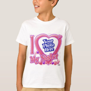 I Kärlek Min syster rosa/lila - foto Tee Shirt