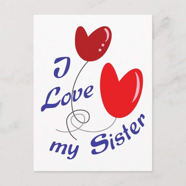 I Kärlek min syster Vykort (Framsida)