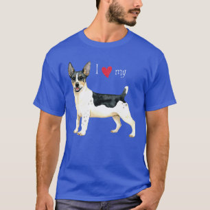 I Kärlek min Teddy Roosevelt Terrier T Shirt
