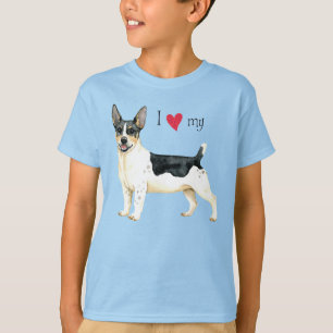 I Kärlek min Teddy Roosevelt Terrier T Shirt