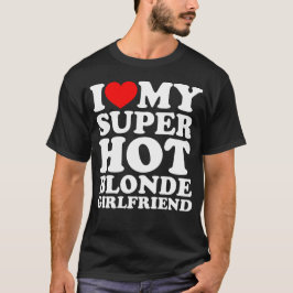 I Kärlek Min Toppen Blonde Girlkompis T Shirt