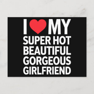 I Kärlek min Toppen Vackra Gorgous Girlkompis Vykort