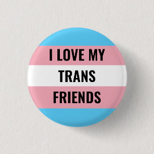 I Kärlek, min Trans Friends-knapp Knapp