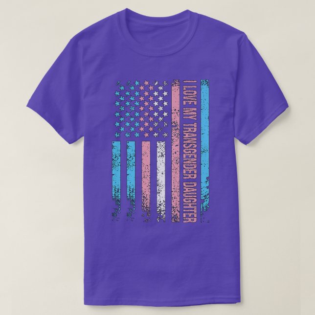 I kärlek min transgensionsdotter trans-HBT-HBT-Q P T Shirt (Design framsida)