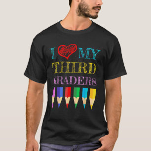 I Kärlek min tredje klassens Cute T-frakt för tred T Shirt