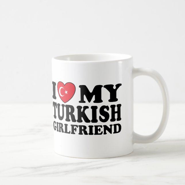 I Kärlek Min turkiska flickvän Kaffemugg (Höger)