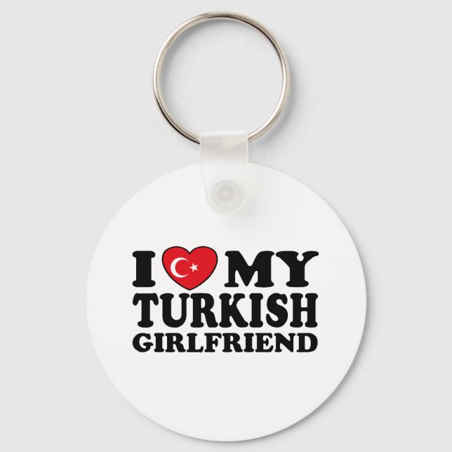 I Kärlek Min turkiska flickvän Nyckelring (Framsida)