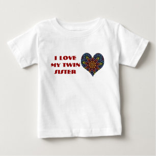 I Kärlek min tvillingsyster, småbarn-skjorta Tee Shirt