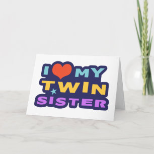 I Kärlek min Twin-syster Kort