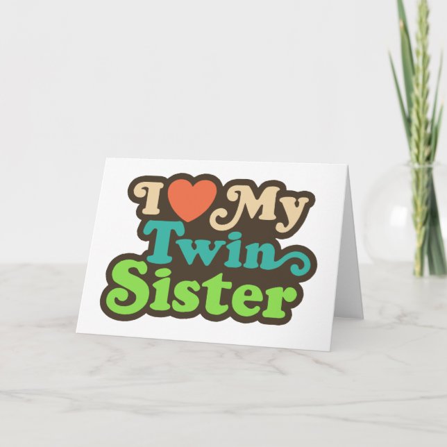 I Kärlek min Twin-syster Kort (Framsida)