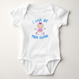 I Kärlek min Twin-syster T-shirt