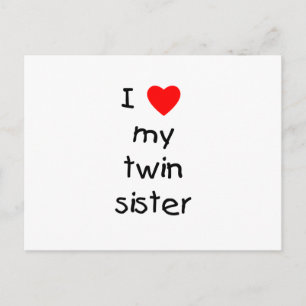 I Kärlek min Twin-syster Vykort