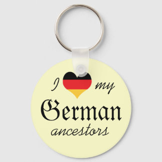 I kärlek min tyska förfäder-nyckelkedja nyckelring