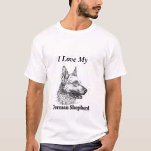 I Kärlek Min tyska herde Tee Shirt