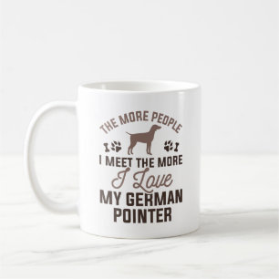 I Kärlek Min tyska pekare Kaffemugg