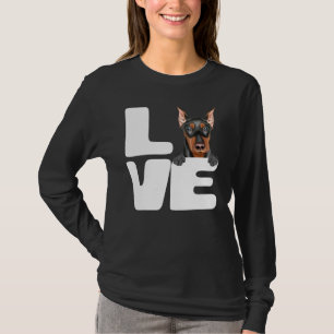 I Kärlek Min tyska Pinscher Hund T Shirt