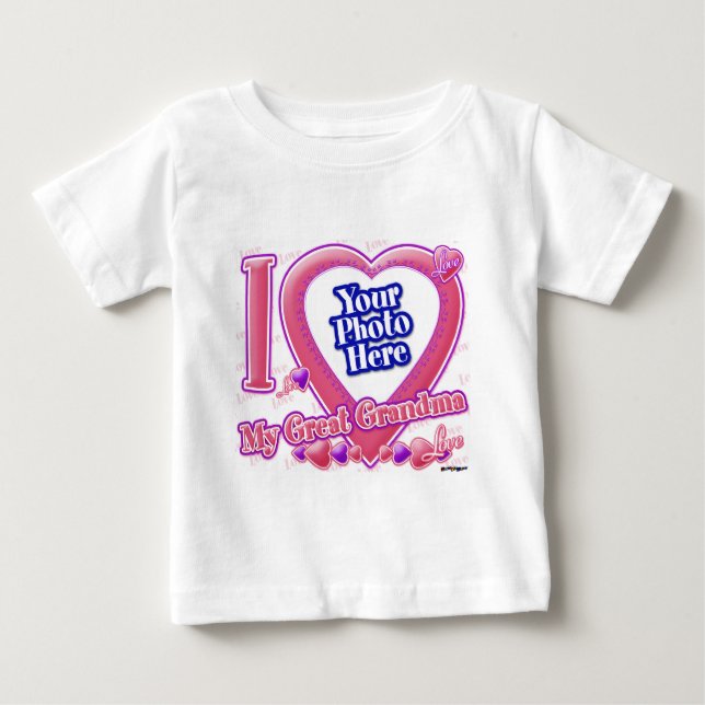 I Kärlek Min Underbara farmor rosa/lila - foto Tee (Framsida)