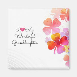 I Kärlek Min underbara mordotter, pastelldesign Magnet
