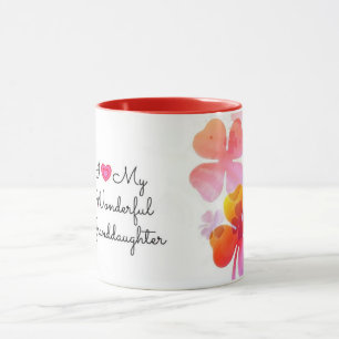 I Kärlek Min underbara mordotter, pastelldesign Mugg