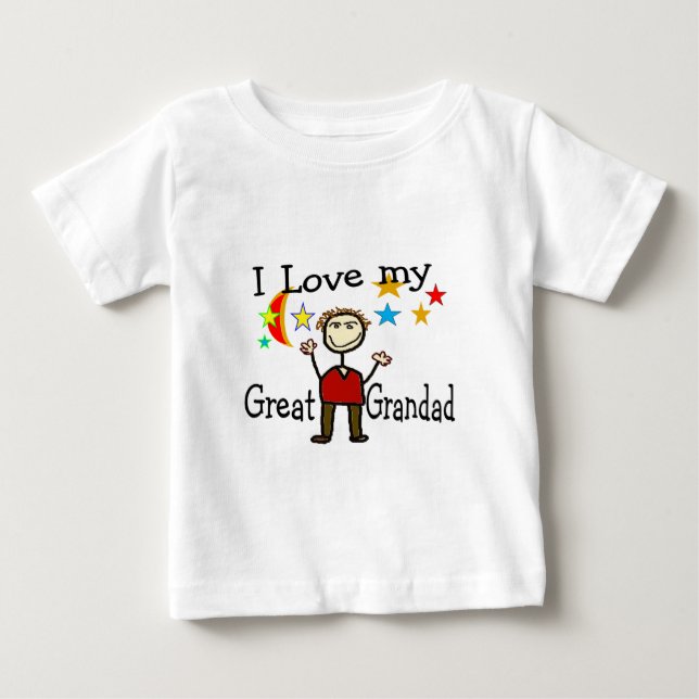 I Kärlek Min Underbara morfar Tee Shirt (Framsida)
