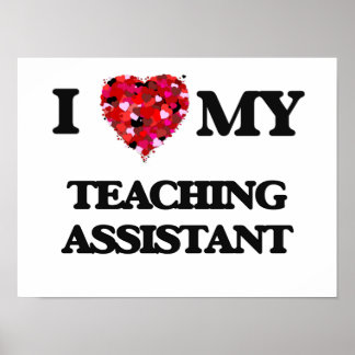 I kärlek min undervisningsassistent poster