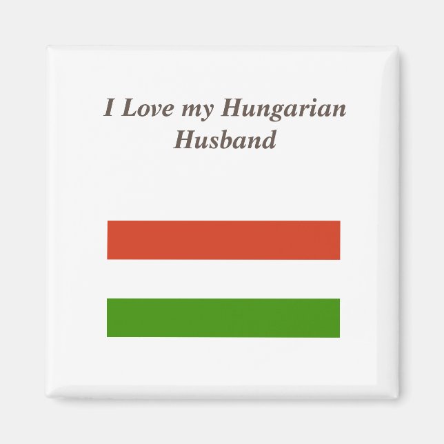 I Kärlek min ungerska Magnet Make (Framsidan)