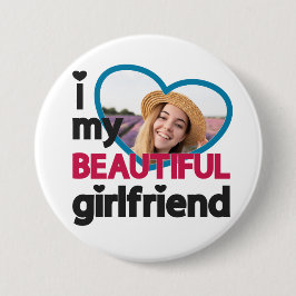 I kärlek, min vackra anpassningsbar med flickvän knapp