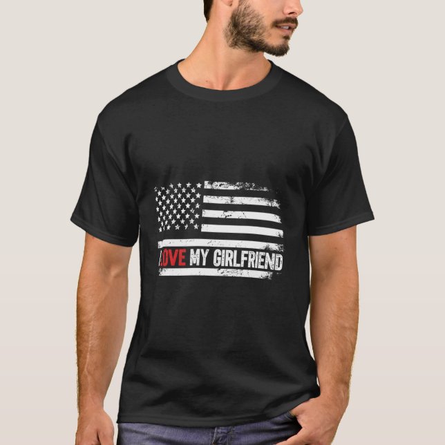 I Kärlek Min vän T Shirt (Framsida)